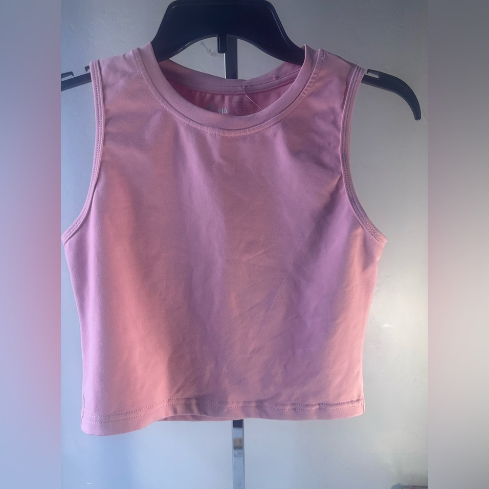 ZYIA Active Baby Pink Workout Crop top Size M